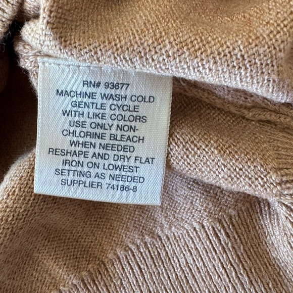 St. John's Bay Mens Sun Bronze Heather Sweater Size XXL V-Neck Grunge Preppy VTG - Picture 7 of 11